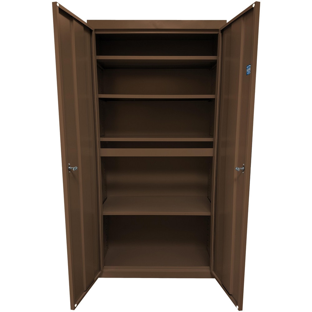 Steel Steel Storage Cabinet Cabinet: 24" Wide, 18" Deep, 72" High