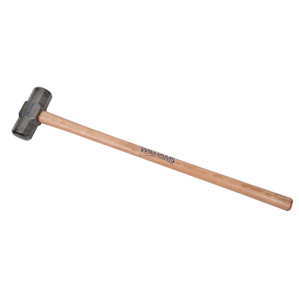 Sledge Hammers; Head Weight (Lb): 17.4; Head Material: Carbon Steel, Steel; Head Weight Range: 10 lbs. and Larger; Handle Material: Wood; Overall Length Range: 21 in and Longer