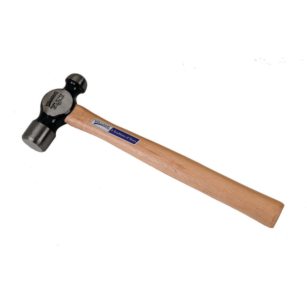 Ball Pein Hammer: 24 oz Head, Drop Forged Steel