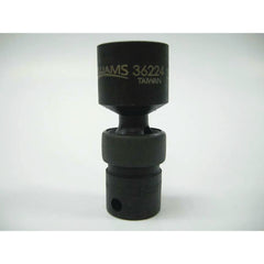 Impact Socket: 3/8" Drive, 3/4" Socket, Hex Drive