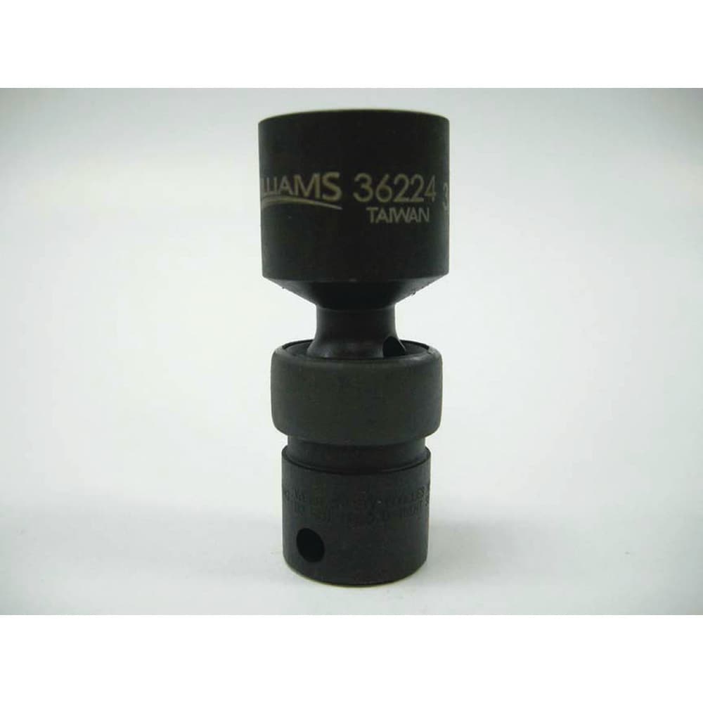 Impact Socket: 3/8" Drive, 3/8" Socket, Hex Drive