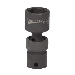 Impact Socket: 3/8" Drive, 10 mm Socket, Hex Drive