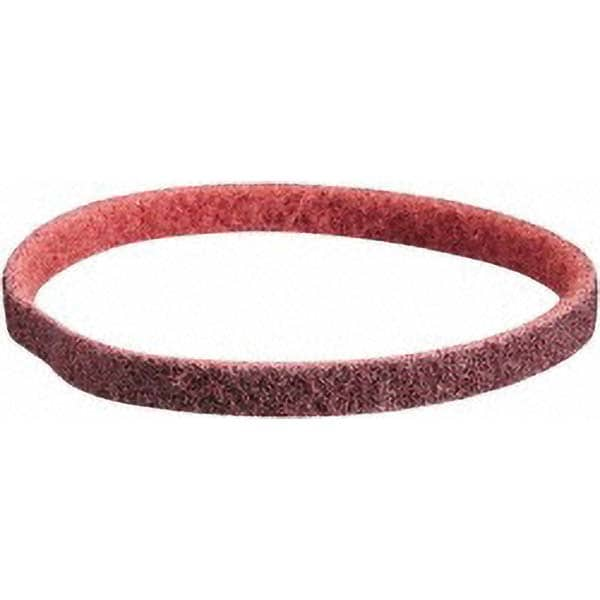 Abrasive Belt:  4" Wide, 132" OAL, 80 Grit, Aluminum Oxide