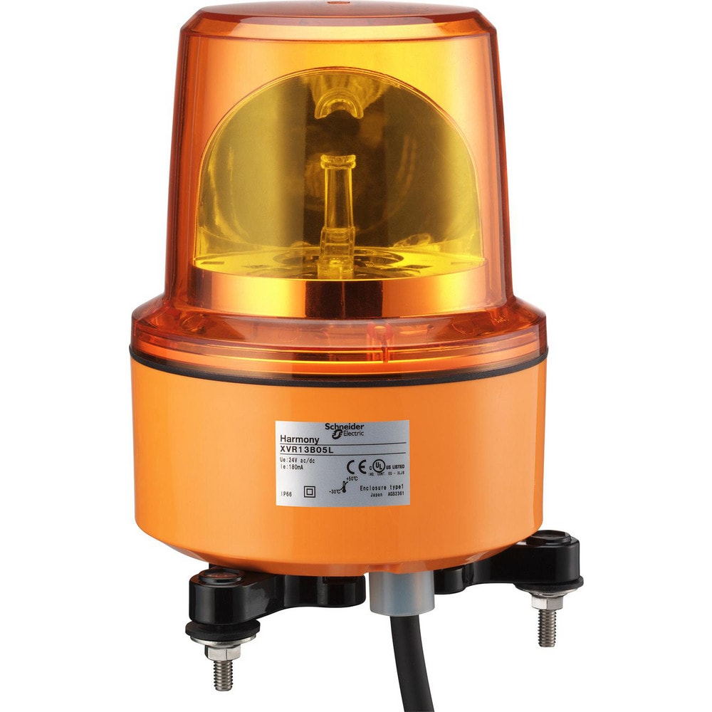 Rotating & Steady Lights; Light Type: Rotating Beacon; Lens Color: Orange; Lamp Type: LED; Voltage: 230.00; Lamp Life: 40000; Amperage: 22.0000 mA; Power Rating: 5 W