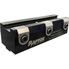 Picatinny Rail Fixture 6.00" Long, 3/4" Dovetail mount;  Clamps a standard Picatinny Rail;  Mounts on the following 0.75" dovetail fixtures: RWP-002, RWP-002SS, RWP-015, RWP-023, RWP-030SS, & RWP-034SS; Fixture dimensions: 6.00" long, 2.00"