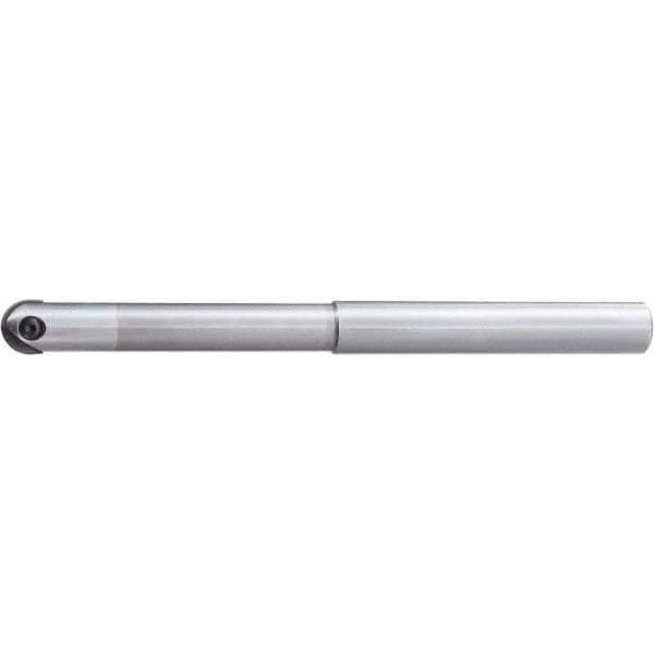 Indexable Ball Nose End Mill: 32 mm Cut Dia, Solid Carbide, 180 mm OAL