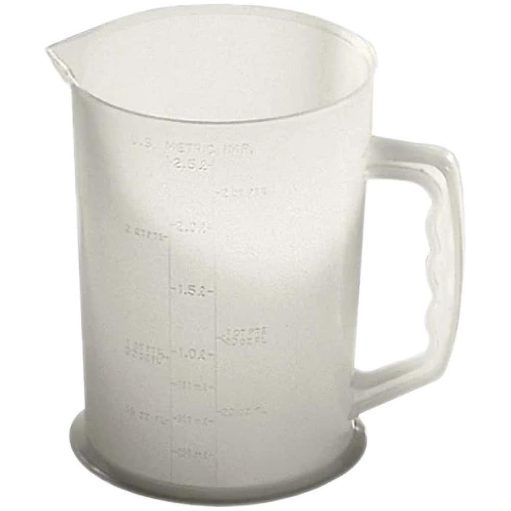 Beakers & Pipettes; Beaker Type: Pitcher; Beaker Form: Tall Form; Volume Capacity: 155.0; Material: Polypropylene; Handle Included: Yes; Maximum Temperature: 212 F