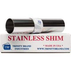 Metal Shim Stock: Roll, 0.0080" Thick, 50" Long, 24" Wide, Stainless Steel