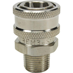 Hydraulic Hose Fittings & Couplings; Type: E-Series Straight Through Male Threaded Coupler; Fitting Type: Coupler; Hose Inside Diameter (Decimal Inch): 0.3750; Hose Size: 3/8