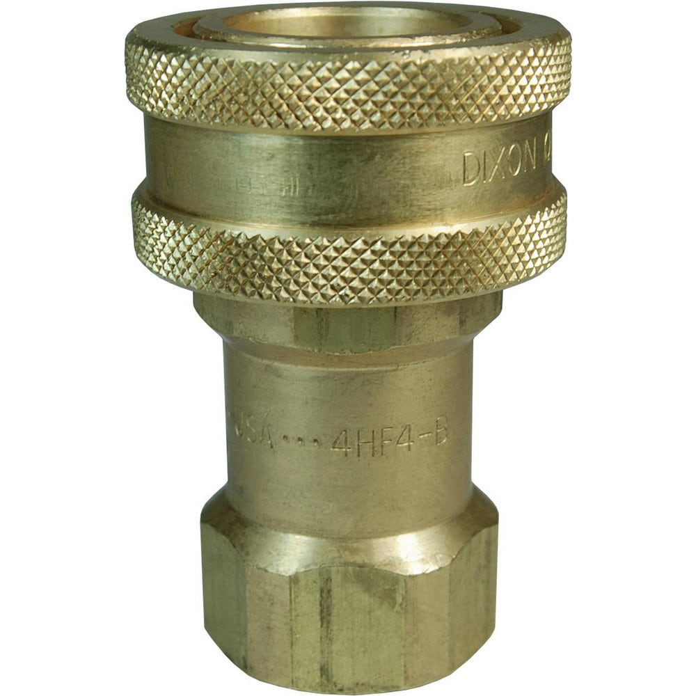 Hydraulic Hose Fittings & Couplings; Type: H-Series ISO-B Poppet Valve Female Threaded Coupler; Fitting Type: Coupler; Hose Inside Diameter (Decimal Inch): 0.7500; Hose Size: 3/4