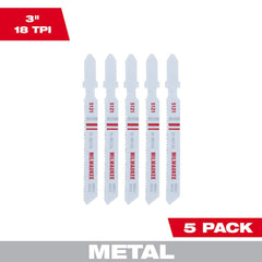 Jig Saw Blades; Blade Material: Bi-Metal; Blade Length (Inch): 3; Blade Length (mm): 3; Blade Width (Decimal Inch): 0.28125; Blade Width (Inch): 9/32; Blade Thickness (Decimal Inch): 0.1; Shank Type: T-Shank; Cutting Edge Style: Toothed