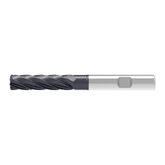 Corner Radius End Mill: 20.00 mm Dia, 102.00 mm LOC, 1.00 mm Radius, 5 Flute, Solid Carbide