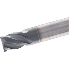 Corner Chamfer End Mill: 6.00 mm Dia, 6.00 mm LOC, 4 Flute, 0.25 mm Chamfer Width, Solid Carbide