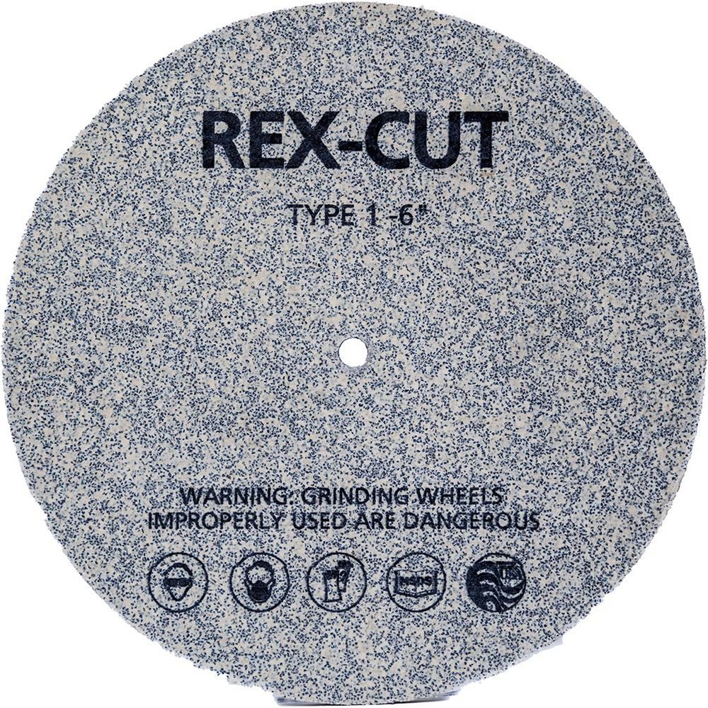 Deburring Wheel: 6" Dia, 3/8" Face Width, 5/8" Hole, Aluminum Oxide