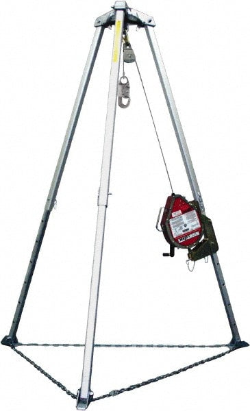 Self-Retracting Lifeline: 420 lb Capacity, 50.00' Lifeline, Carabiner