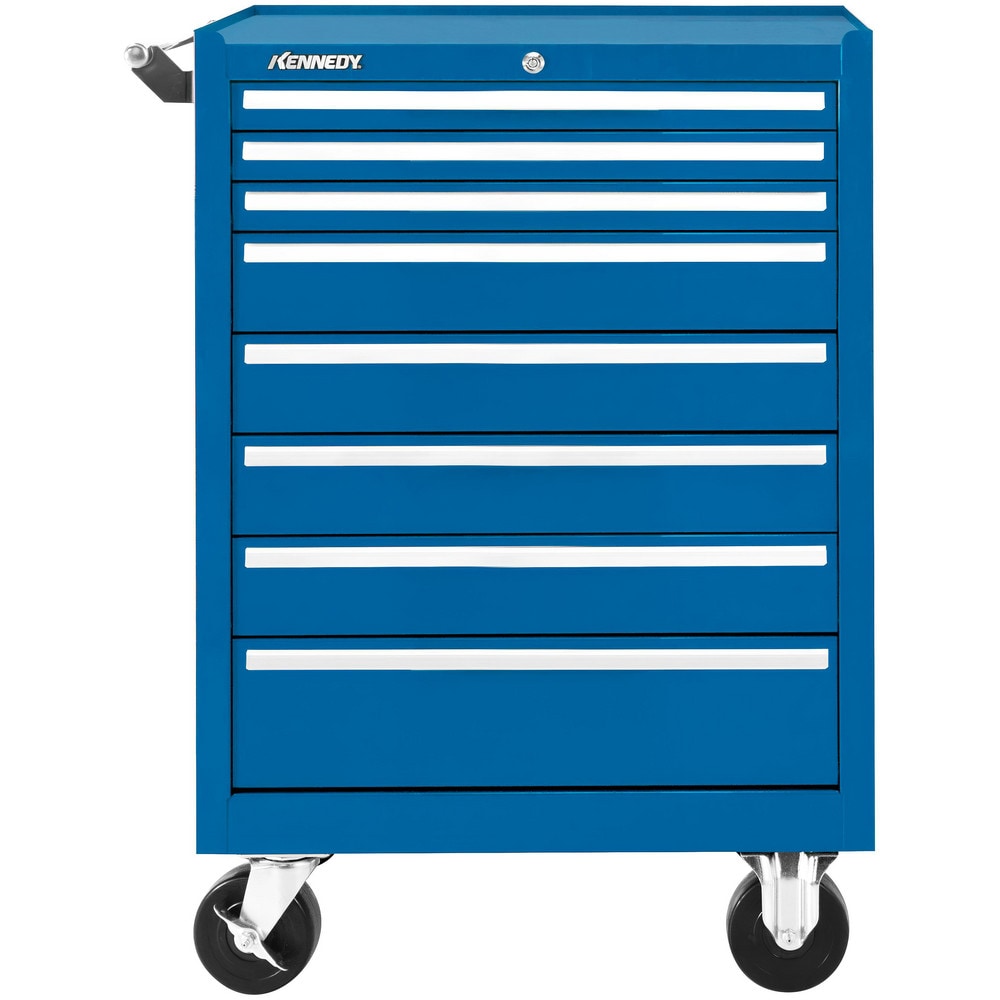 Steel Tool Roller Cabinet: 27" Wide, 39" High, 18" Deep, 8 Drawer