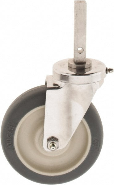 5" Diam x 1-1/4" Wide, Polyurethane Swivel Caster