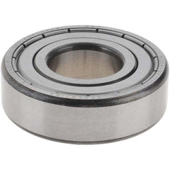 Deep Groove Ball Bearing: 47 mm OD, 0.5512" Wide, Double Shield