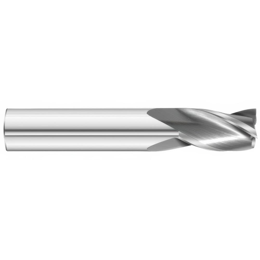 Square End Mill: 5/64" Dia, 1/4" LOC, 3 Flute, Solid Carbide