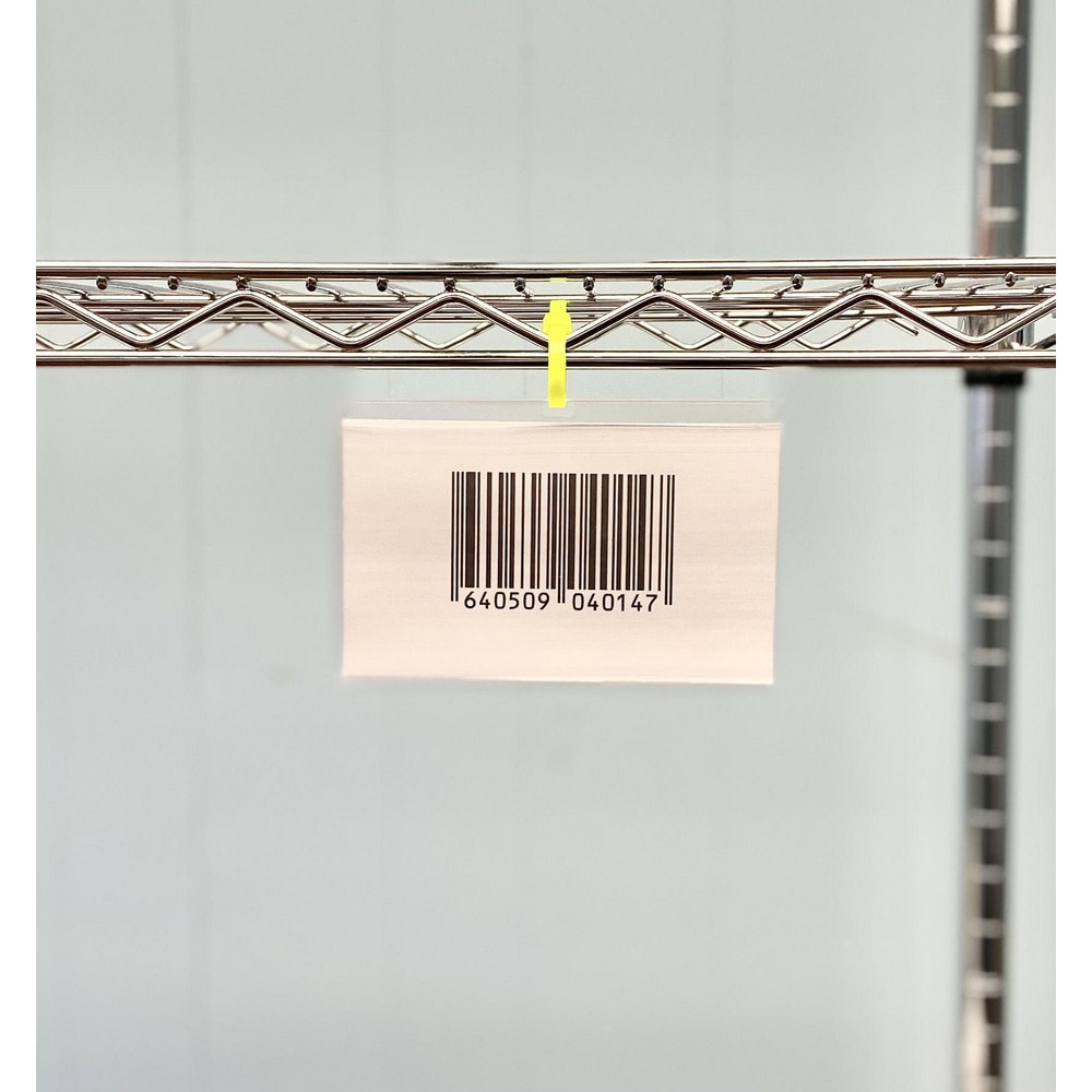 Label Holders; Backing: Zip Mount; Width (Inch): 3; Label Holder Style: Slide-in; Length (Inch): 5.50; Material: PVC; Finish: Matte; Label Insert Position: Top; Number Of Viewable Sides: 1