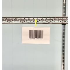 Label Holders; Backing: Zip Mount; Width (Inch): 4; Label Holder Style: Slide-in; Length (Inch): 6.00; Material: PVC; Finish: Matte; Label Insert Position: Top; Number Of Viewable Sides: 1