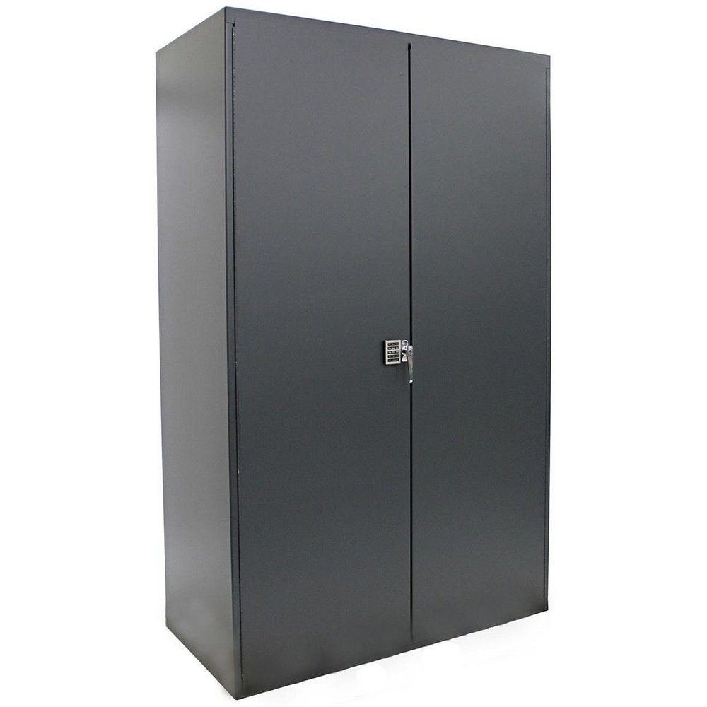 Steel Locking & Storage Cabinet: 48" Wide, 84" High