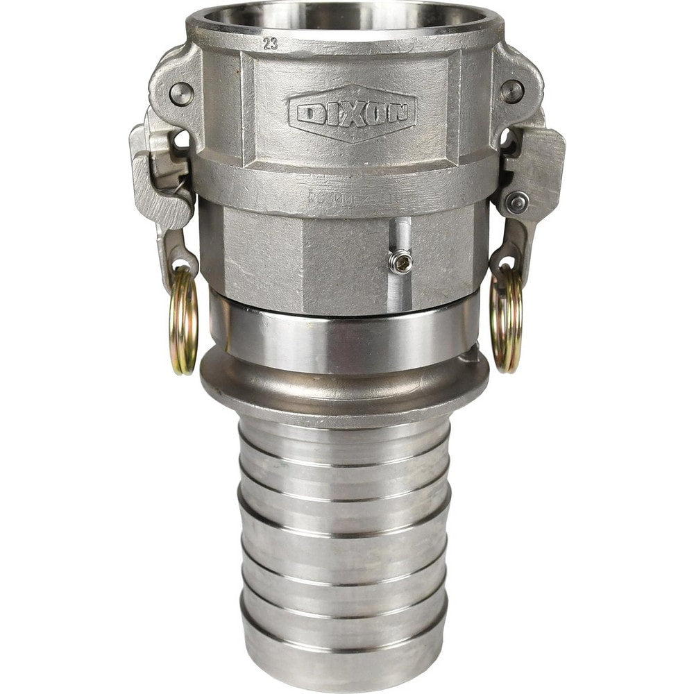 Suction & Discharge Hose Couplings; Type: Type C Coupler; Coupling Type: Cam & Groove; Coupling Descriptor: Swivel EZ Boss-Lock Coupler x Crimp Shank; Material: Aluminum; Coupler Size (Fractional Inch): 2; Thread Size: Non-Threaded; Hose Size: 2