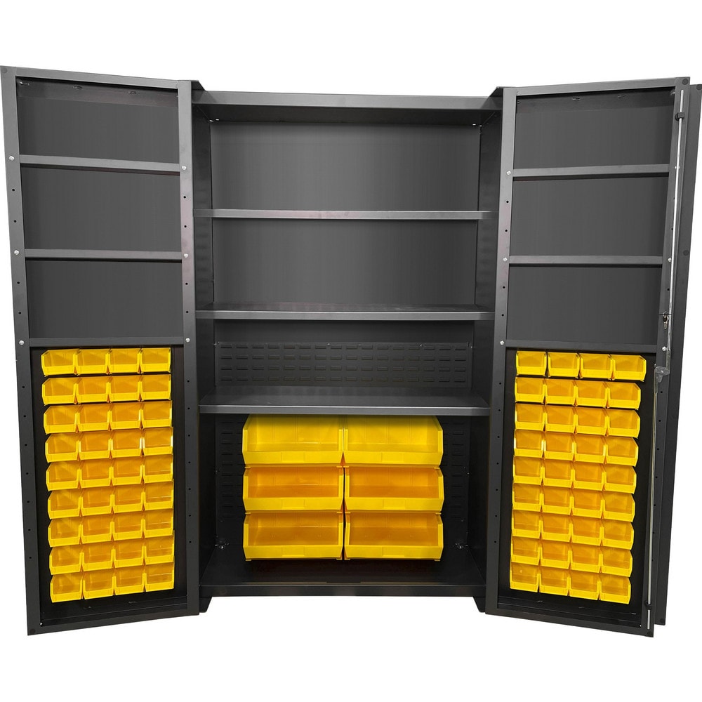 Modular Steel Storage Cabinet: 48" Wide, 24" Deep, 78" High