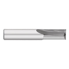 Square End Mill: 1/4" Dia, 3/4" LOC, 2 Flute, Solid Carbide