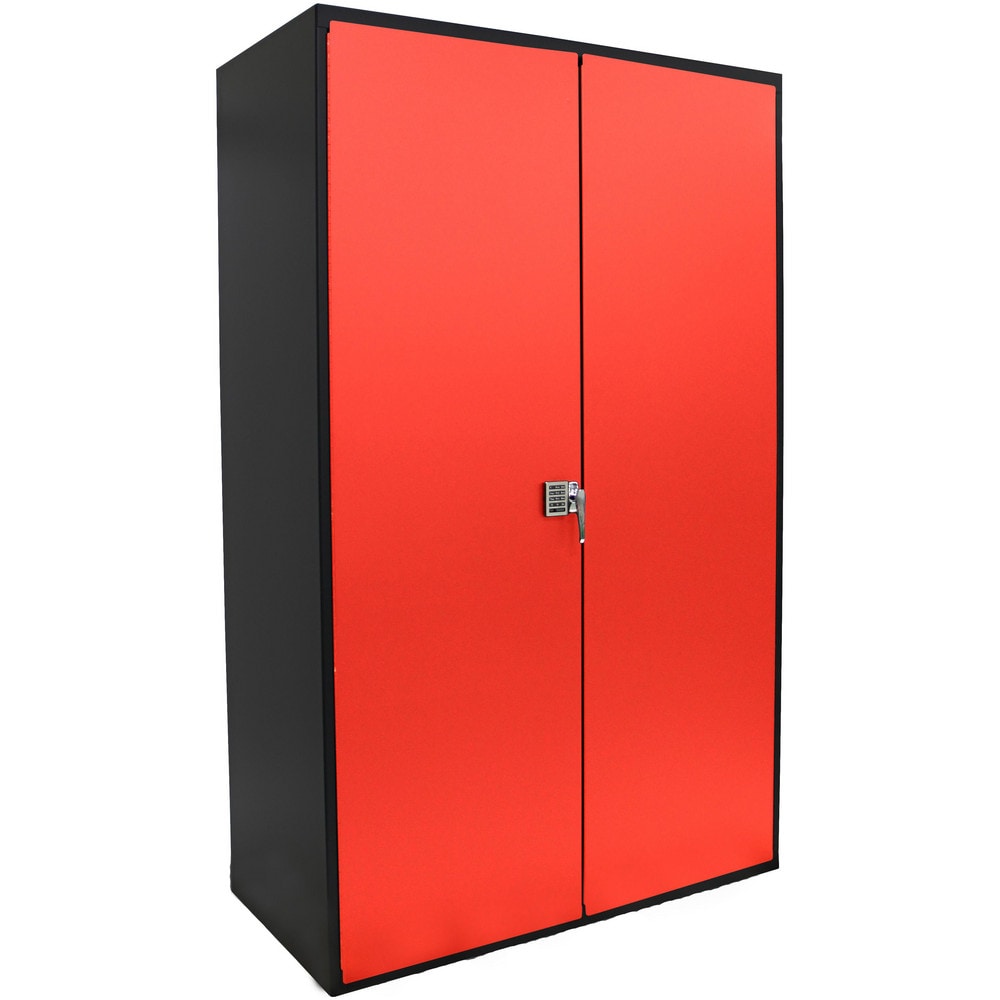 Steel Locking & Storage Cabinet: 48" Wide, 78" High