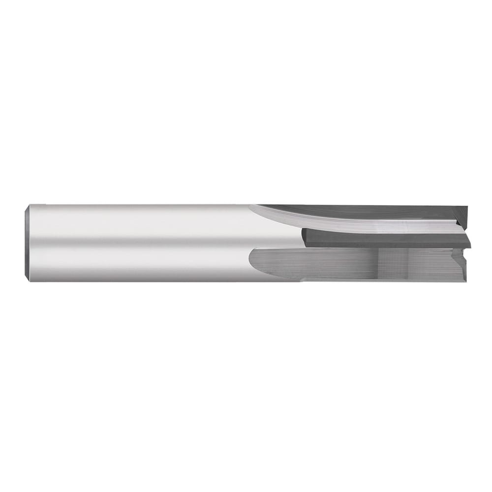 Square End Mill: 3/8" Dia, 1" LOC, 4 Flute, Solid Carbide