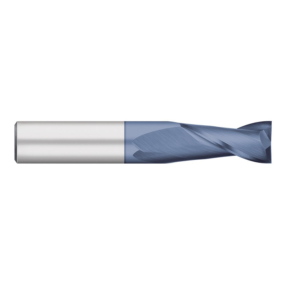 Square End Mill: 5/8" Dia, 1-1/4" LOC, 2 Flute, Solid Carbide