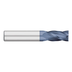 Square End Mill: 1/16" Dia, 3/16" LOC, 4 Flute, Solid Carbide