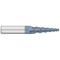 Tapered End Mills; Mill Diameter (Decimal Inch): 0.1250; Length of Cut (Inch): 3/4; End Mill Material: Solid Carbide