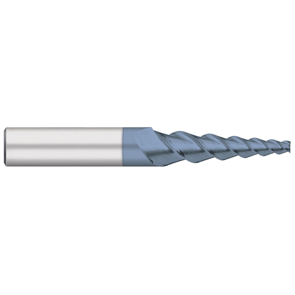 Tapered End Mills; Mill Diameter (Decimal Inch): 0.2500; Length of Cut (Inch): 1-1/4; End Mill Material: Solid Carbide