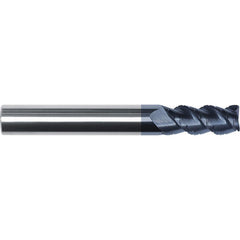 Roughing End Mill: 5/8" Dia, 3 Flute, Variable Pitch, 0.0300" Corner Radius, Single End, Solid Carbide, Chipbreaker