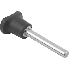 Magnetic Quick-Release Pin Pin:  T-Handle Handle,  3/8" Pin Dia