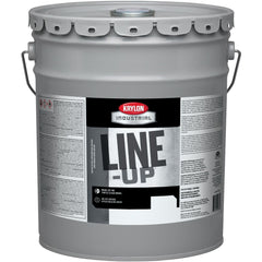 Striping & Marking Paints & Chalks; Product Type: Striping Paint; Color Family: White; Composition: Solvent Based; Color: Highway White; Container Size: 5 gal; Coverage: 350 ft/gal; Stripe Width (Fractional Inch): 4; Finish: Flat