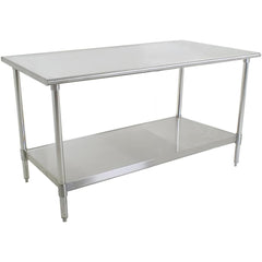 Mobile Work Benches; Bench Type: Stainless Steel Lab Table; Edge Type: Straight; Depth (Inch): 30; Load Capacity (Lb.