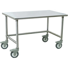 Mobile Work Benches; Bench Type: ISO 7 Clean Room Table; Edge Type: Straight; Depth (Inch): 30; Load Capacity (Lb.