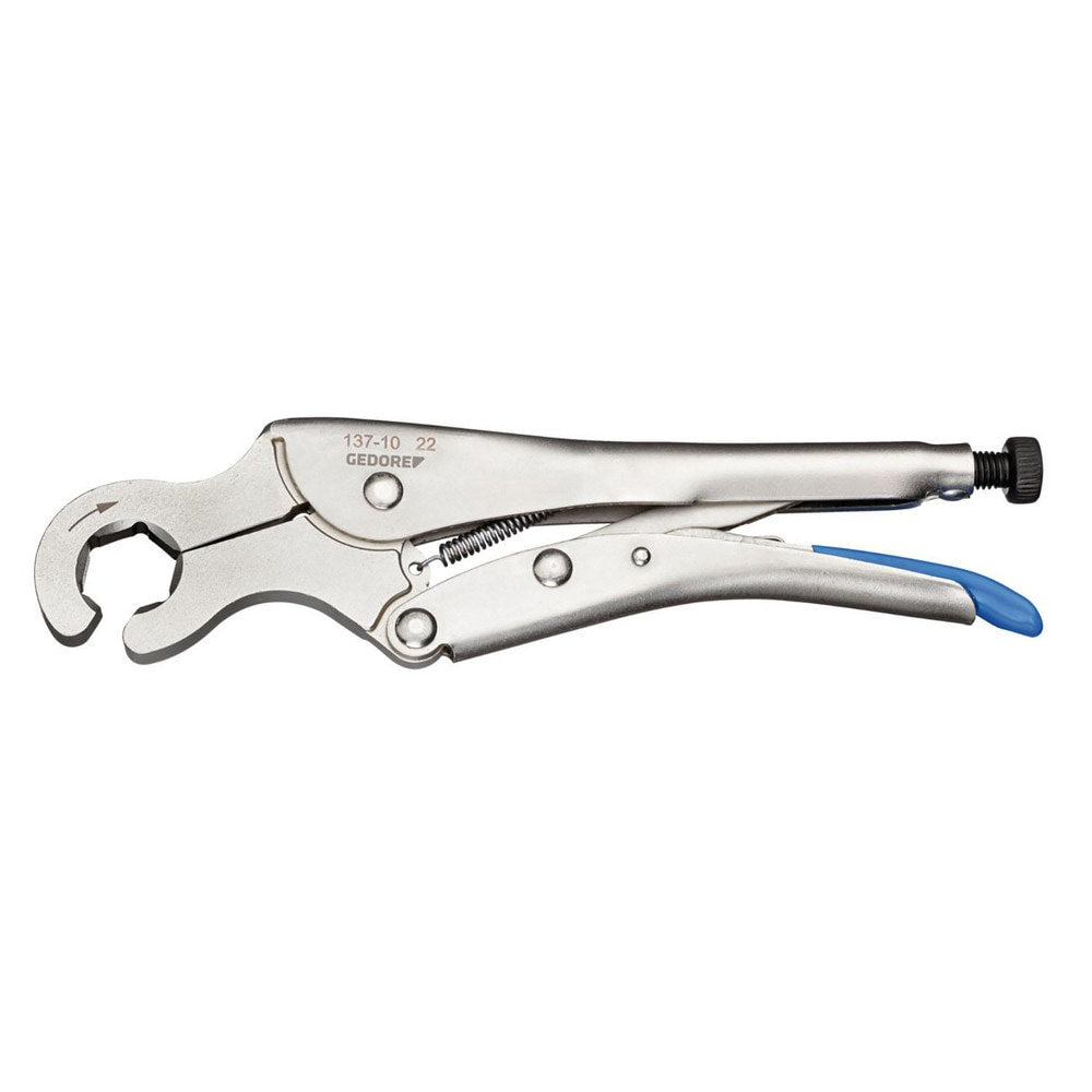 Locking Pliers; Adjustable: No; Jaw Texture: Smooth; Jaw Capacity: 22 mm; Jaw Width: 22 mm; Overall Length (Inch): 10