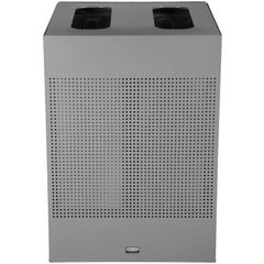 Trash Cans & Recycling Containers; Product Type: Trash Can; Container Capacity: 40 gal; Container Shape: Round; Container Material: Metal; Color: Metallic Stardust Silver; Material: Metal