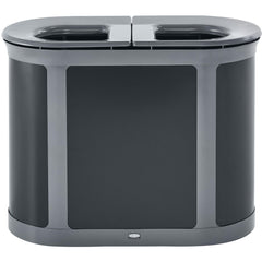 Trash Cans & Recycling Containers; Product Type: Trash Can; Container Capacity: 66 gal; Container Shape: Round; Container Material: Metal; Color: Umbra Gray; Material: Metal