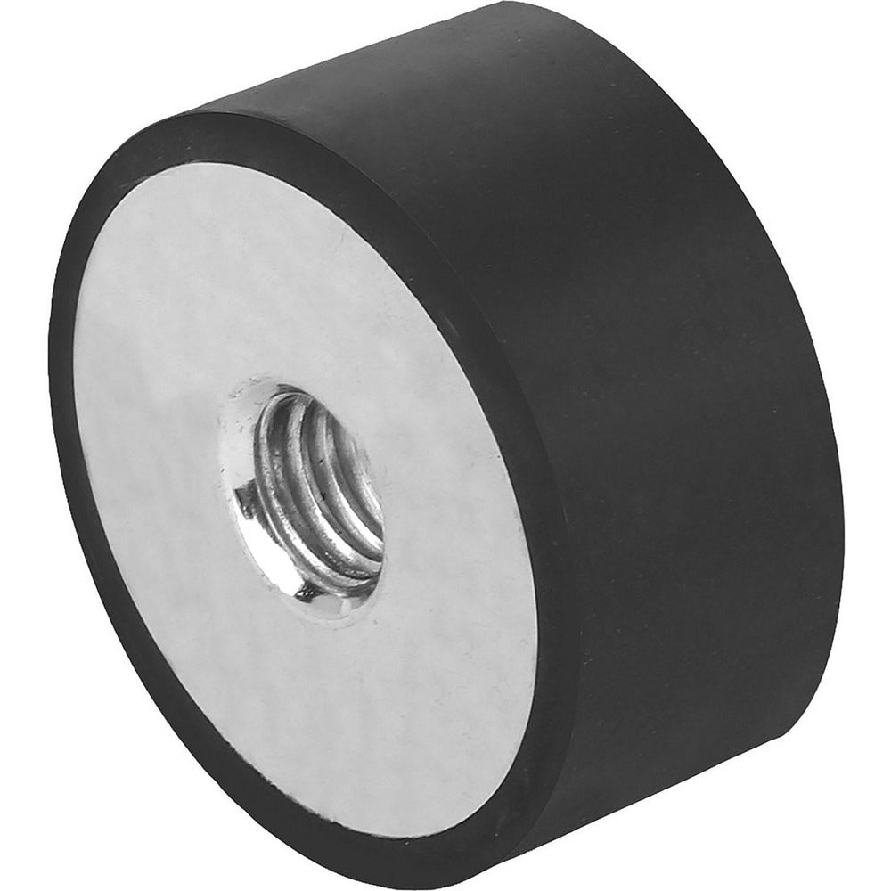 Vibration Isolators; Isolator Type: Standard Deflection; Insert Material: Steel; Isolator Material: Natural Rubber; Maximum Load Capacity: 618.23; Top Diameter: 75.00; Bottom Diameter: 75; Thread Size: M12; Overall Width: 3