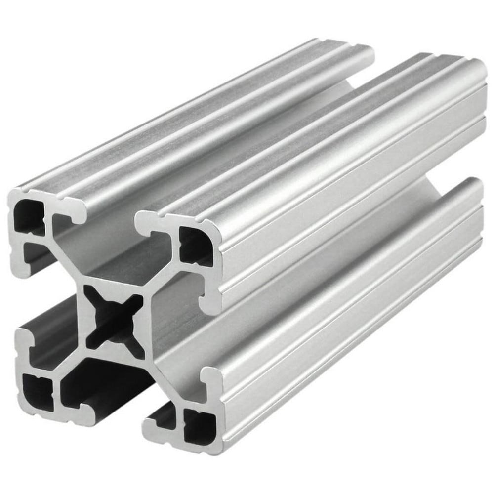 Framing; Frame Type: T-Slotted; Duty Grade: Light-Duty; Material: Aluminum Alloy; Slot Location: Quad; Overall Length (Inch): 120; Overall Height (Inch): 1-1/2