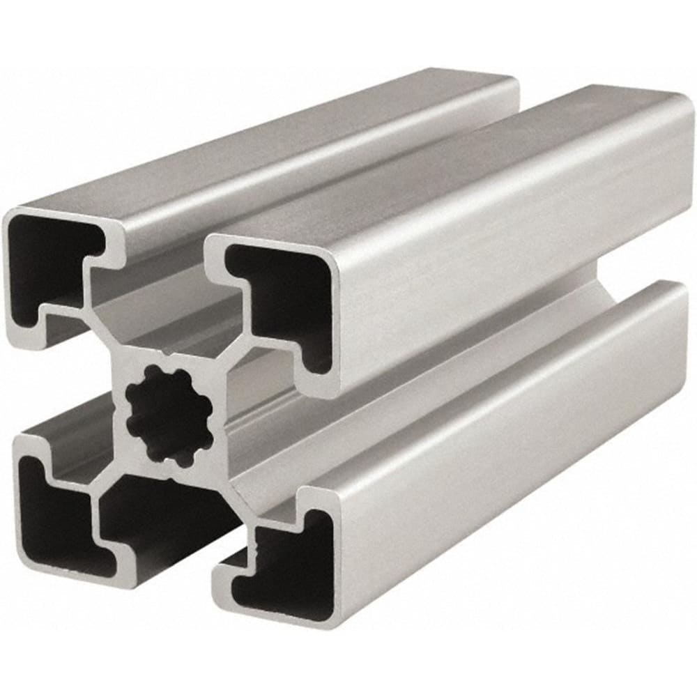 Framing; Frame Type: T-Slotted; Duty Grade: Standard-Duty; Material: Aluminum Alloy; Slot Location: Quad