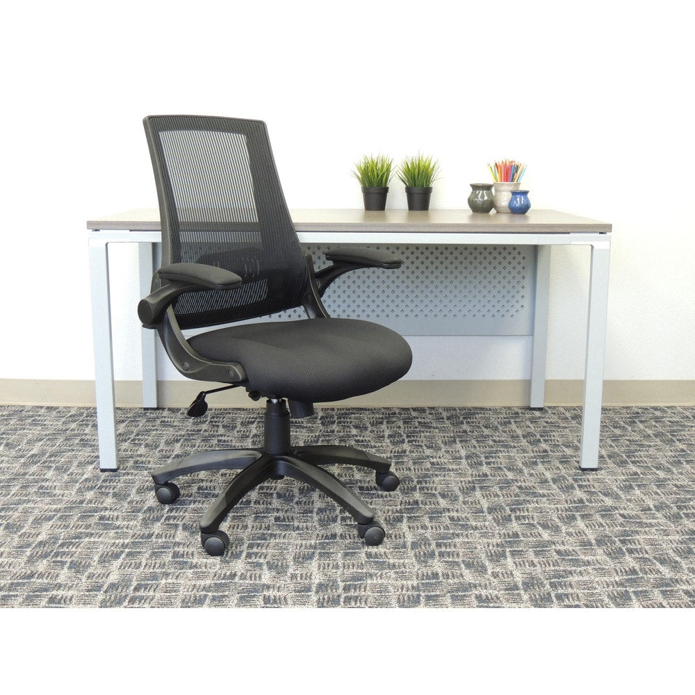 Task Chair:  Mesh,  Adjustable Height,  Black