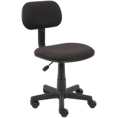 Task Chair:  Crepe,  Adjustable Height,  Black