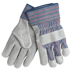 Work Gloves: Memphis 1300, Size Medium, Cowhide Leather Lined, Cowhide Leather, General Purpose