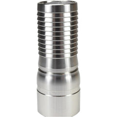 Suction & Discharge Hose Couplings; Type: King Crimp Style Combination Nipple; Coupling Type: Crimp Stem w/Beveled End; Coupling Descriptor: King Crimp Stem w/Beveled End; Material: Stainless Steel; Coupler Size (Fractional Inch): 2; Thread Size: Non-Thre